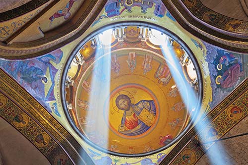 the ceiling of the Church of the Holy Sepulchre Passports and Visas Many - photo 8