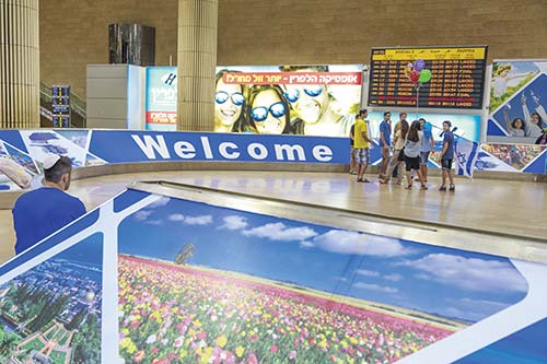 Tel Avivs Ben Gurion International Airport Though the geographic area of Israel - photo 9