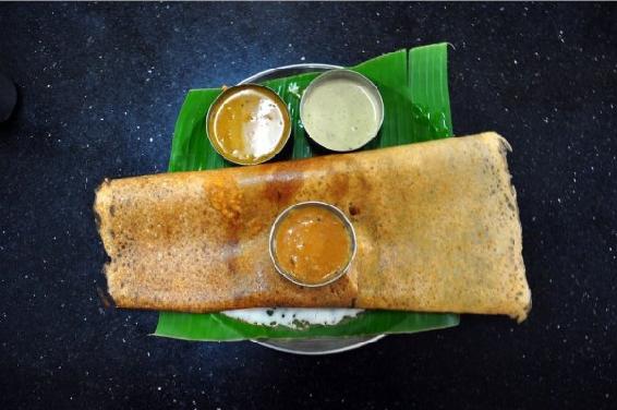 Dosa is a rather thin crepe eaten a lot in most Indian homes in the southern - photo 5