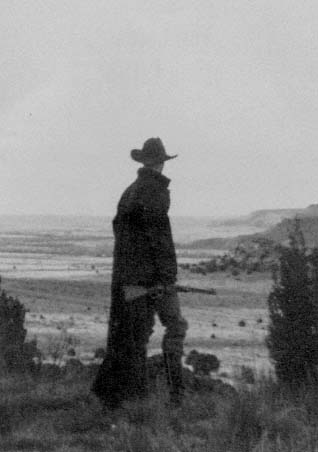 LeRoss Apple cowboy looking west up the Valley of the Dry Cimarron Photo by - photo 2