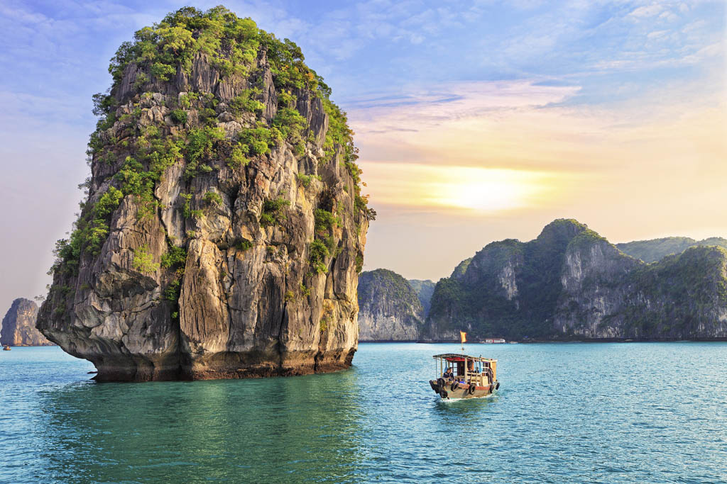 Ship sailing on Halong Bay LENA SERDITOVA SHUTTERSTOCK Self-confident and - photo 3