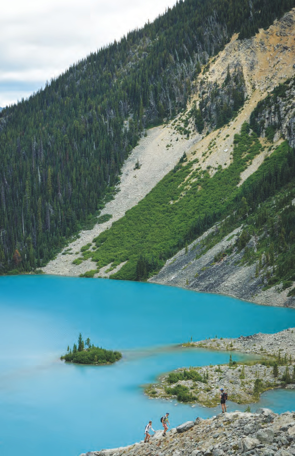 Moraine above Upper Joffre Lake For my son Ollie who agrees every hike - photo 2