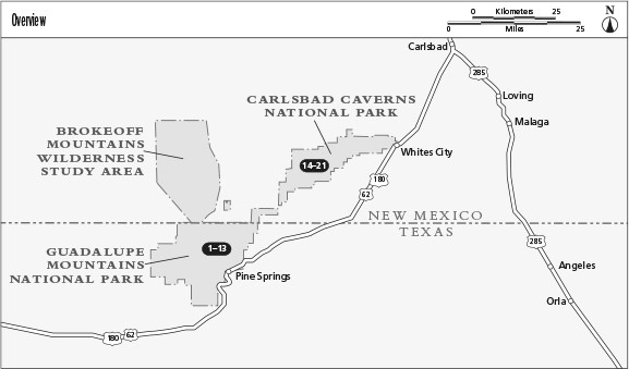 Introduction Guadalupe Mountains and Carlsbad Caverns National Parks lying - photo 5