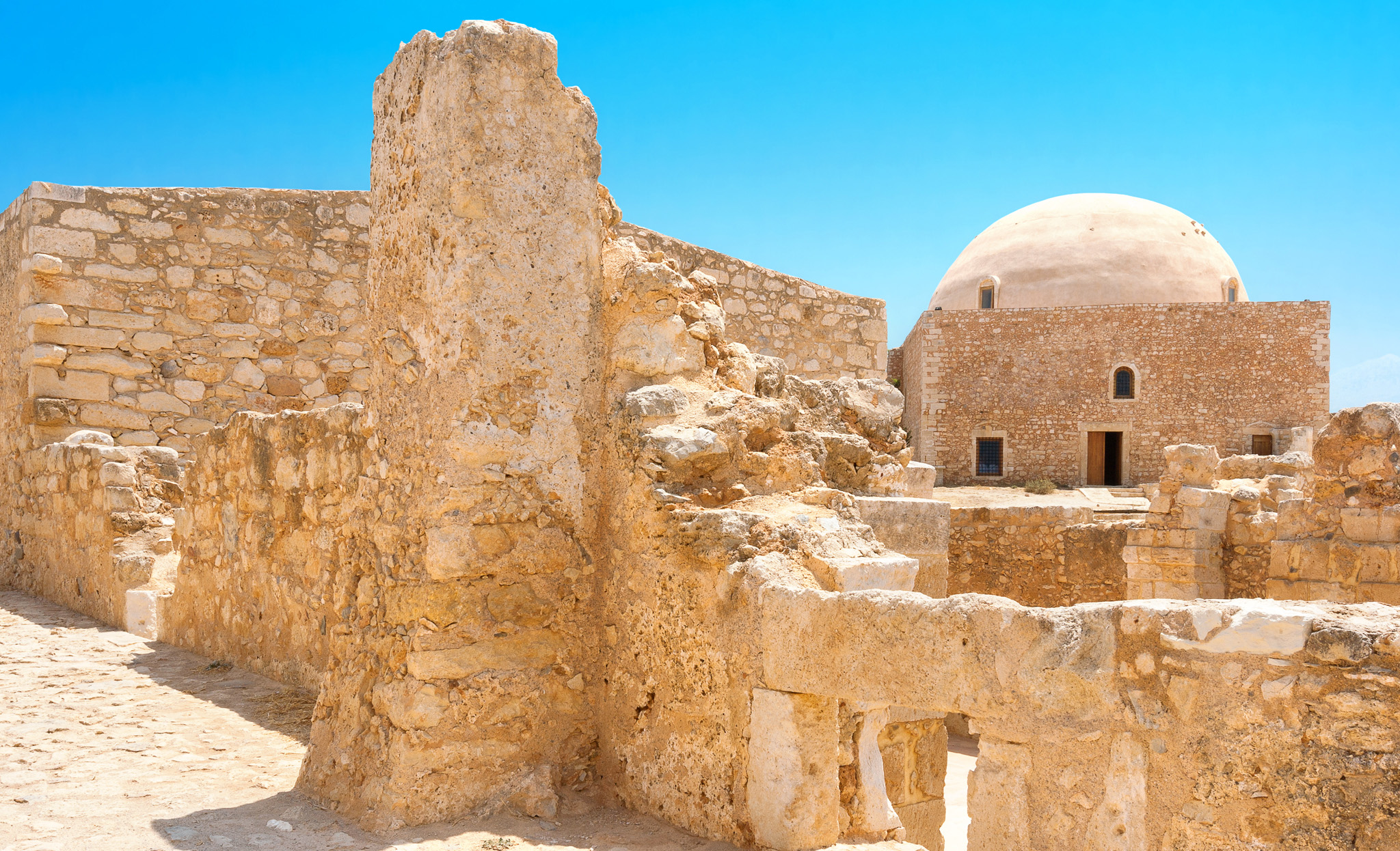 The mosque within the ruined Venetian fortress of Rethymno Top 10 Crete - photo 15