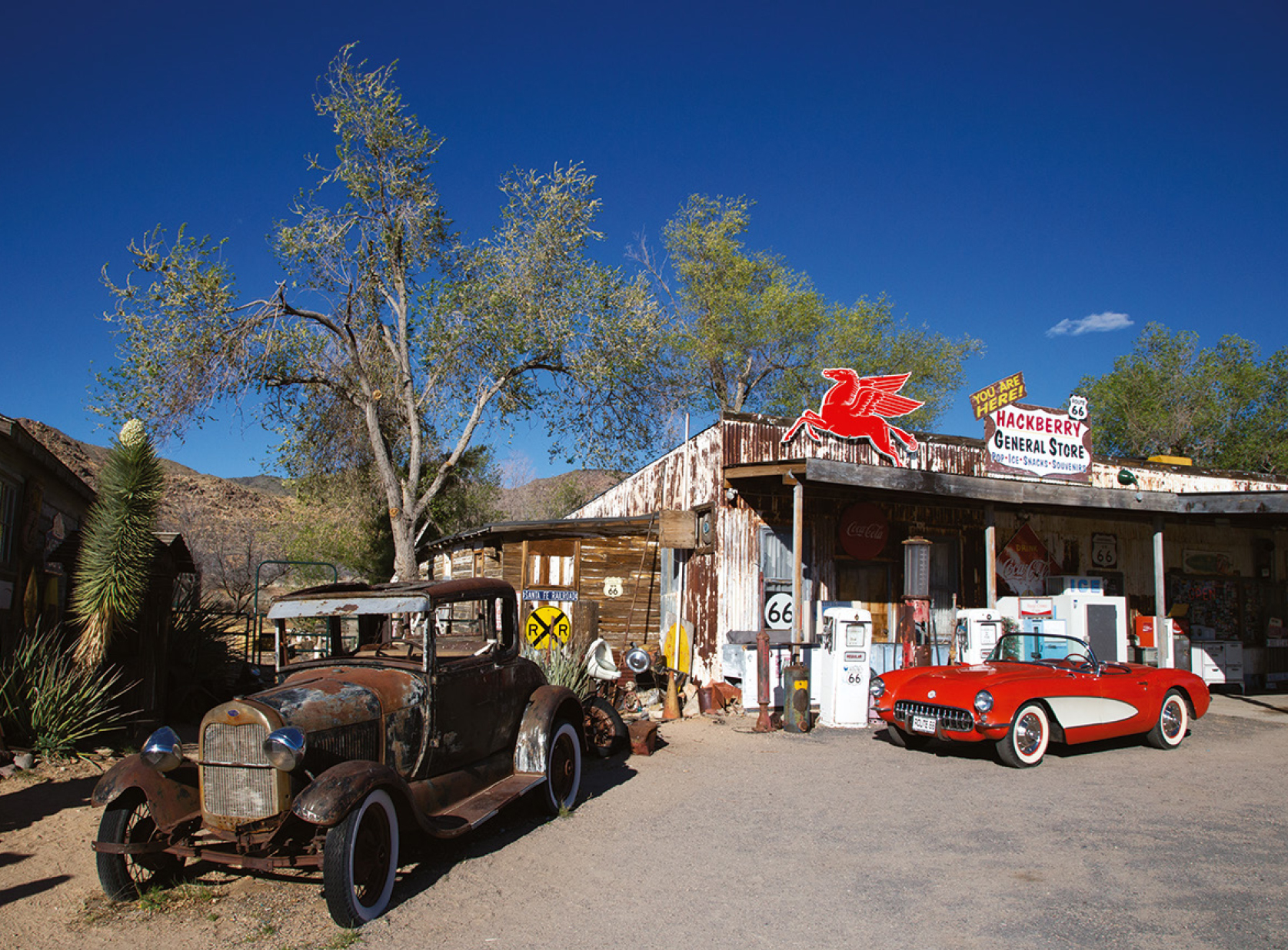 Hackberry General Store Hackberry AZ Car We booked a full-size car for - photo 9