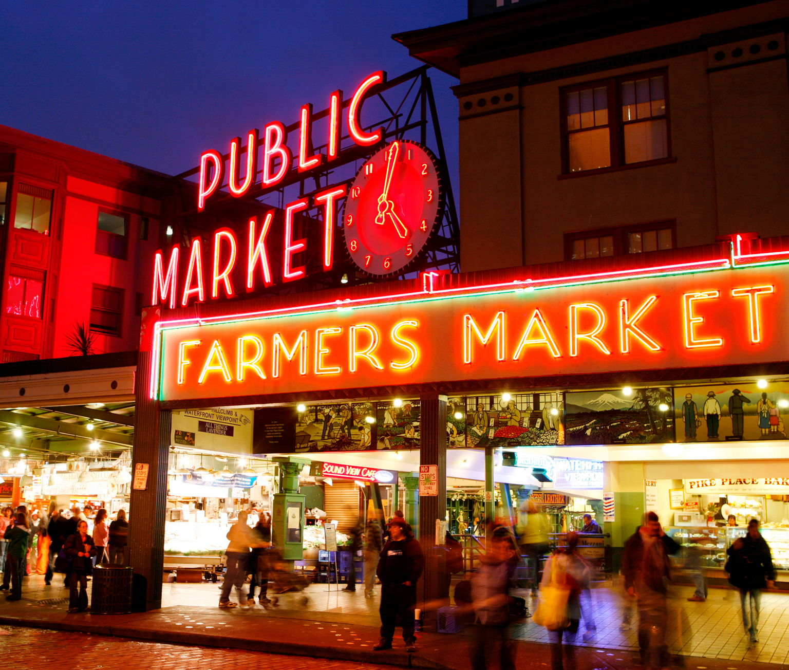 PIKE PLACE MARKET SEATTLE Highlights Venerable seafood diners flying - photo 8