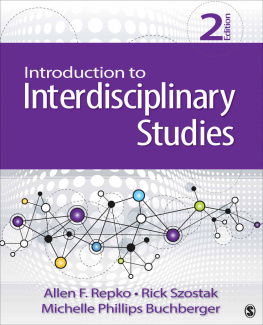 Allen F. Repko Introduction to Interdisciplinary Studies