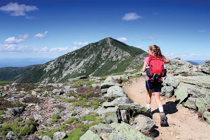 Hiking New Hampshires White Mountains Hike through a rocky landscape of - photo 16