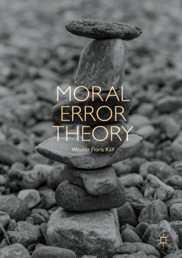 Wouter Floris Kalf - Moral Error Theory