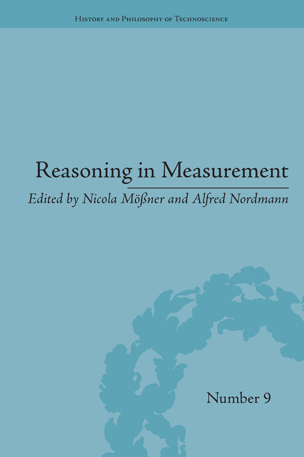 Reasoning in Measurement This collection offers a new understanding of the - photo 1