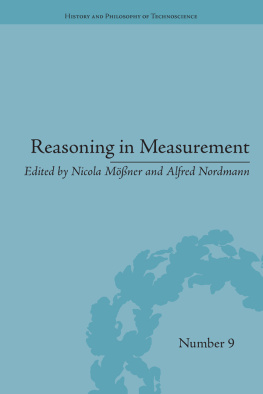 Nicola Mößner - Reasoning in Measurement