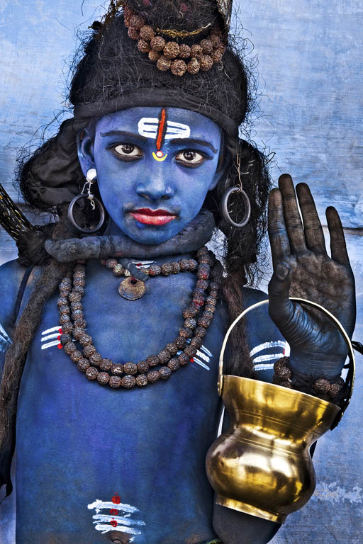 Boy dressed as Shiva during the Pushkar Camel Fair GLEN ALLISON GETTY IMAGES - photo 8