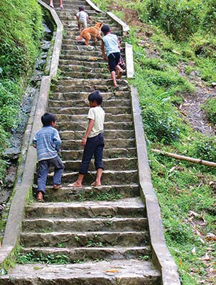 Hmong children in Cat Cat Village a mobile barber shop on a Hanoi street Most - photo 10