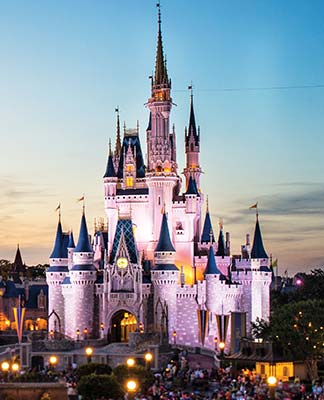 Cinderellas Castle at Walt Disney World in Orlando paddling on the Crystal - photo 13