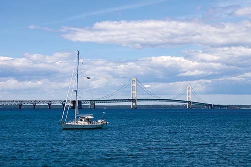 boating on the Straits of Mackinac The Southwest Coast Part resort part - photo 11