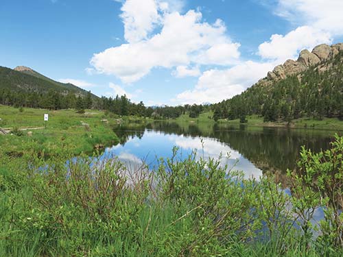 In every season Lily Lake is a beauty to behold Trail Ridge Road On summer - photo 15