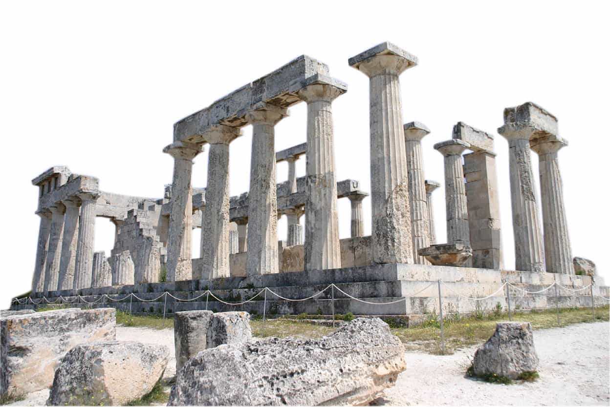 Classical Temple of Aphaea The juxtaposed colonnades of this Doric temple on - photo 6