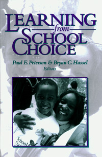 title Learning From School Choice author Peterson Paul E - photo 1