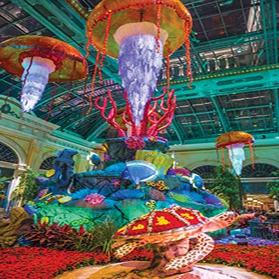 Bellagio Conservatory in Las Vegas Alien Research Center in Hiko - photo 9