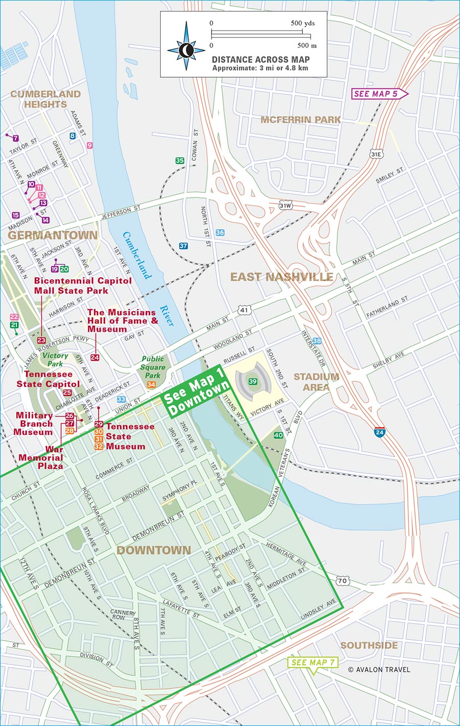 MAP 3 Music Row map halves follow - photo 9