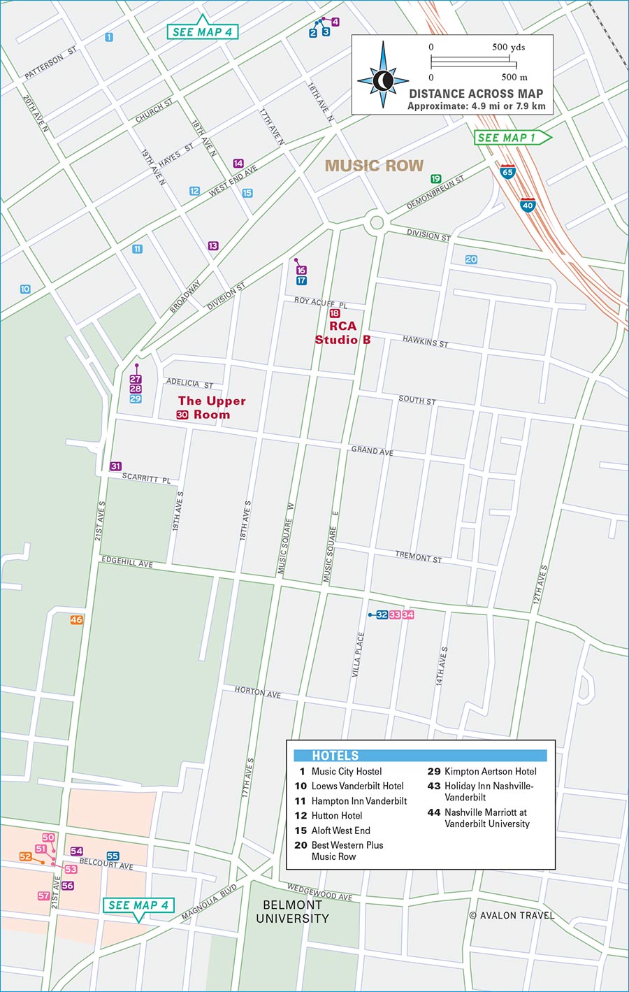 MAP 4 Midtown and 12 South map halves follow - photo 12