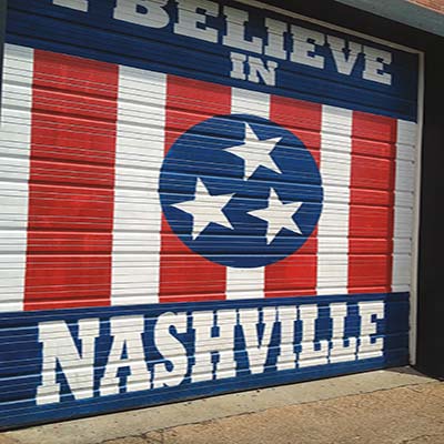 one of several I Believe in Nashville murals by T-shirt shop DCXV the - photo 25