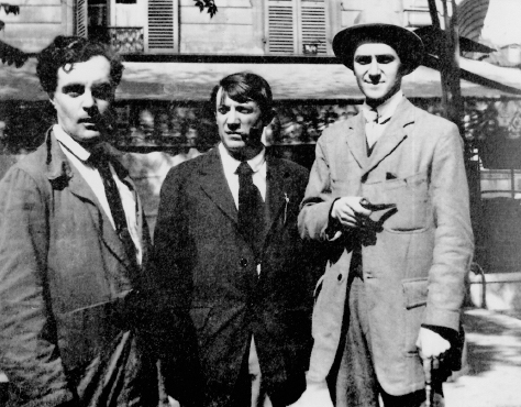 Amedeo Modigliani Pablo Picasso and Andr Salmon 1916 THE PILLARS OF LA - photo 5