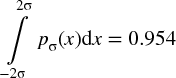 Figure A1 The normal distribution where each band on the x-axis has a width of - photo 6