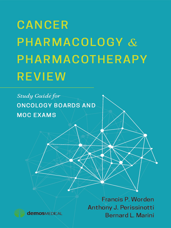 Contents Guide Cancer Pharmacology and Pharmacotherapy Review Cancer - photo 1