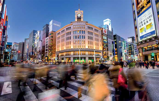 The Wako department store at the Ginza Crossing Whether neon-drenched - photo 13