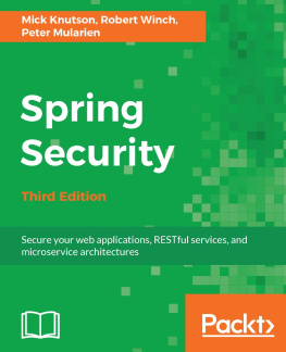 Mick Knutson Spring Security