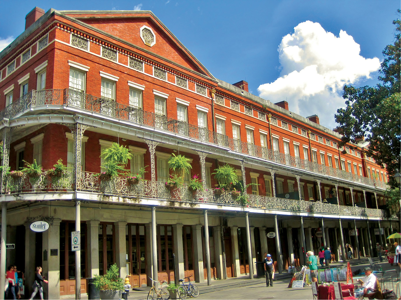 Begun in 1849 the Pontalba Buildings pictured more on originally were - photo 18