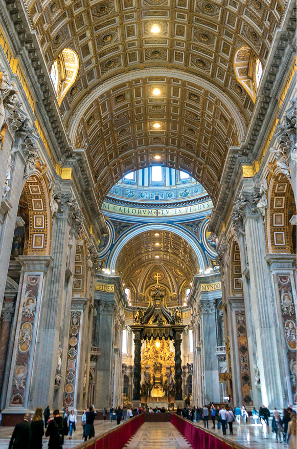 The interior of Saint Peters Basilica in Vatican City one of the holiest - photo 8