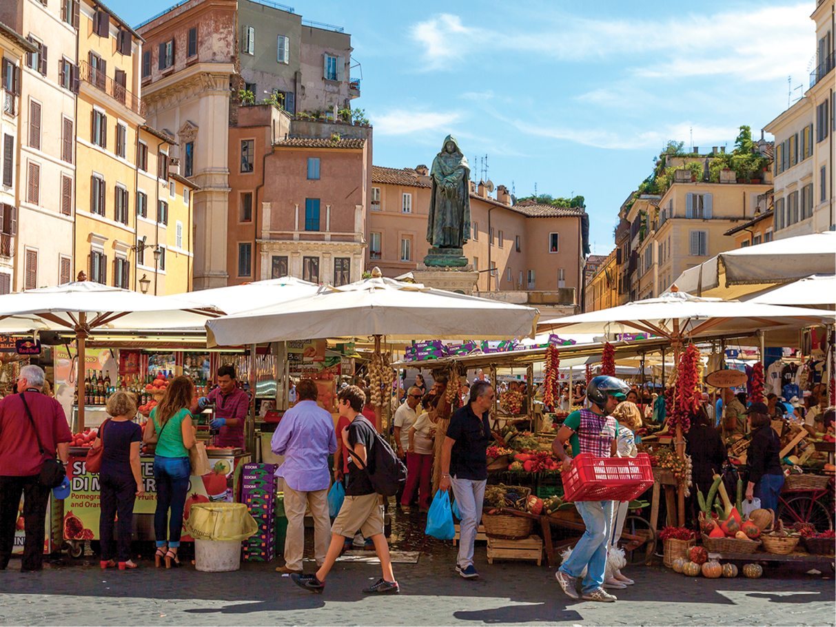 hosts a colorful produce and souvenir market by day and a lively restaurant - photo 15