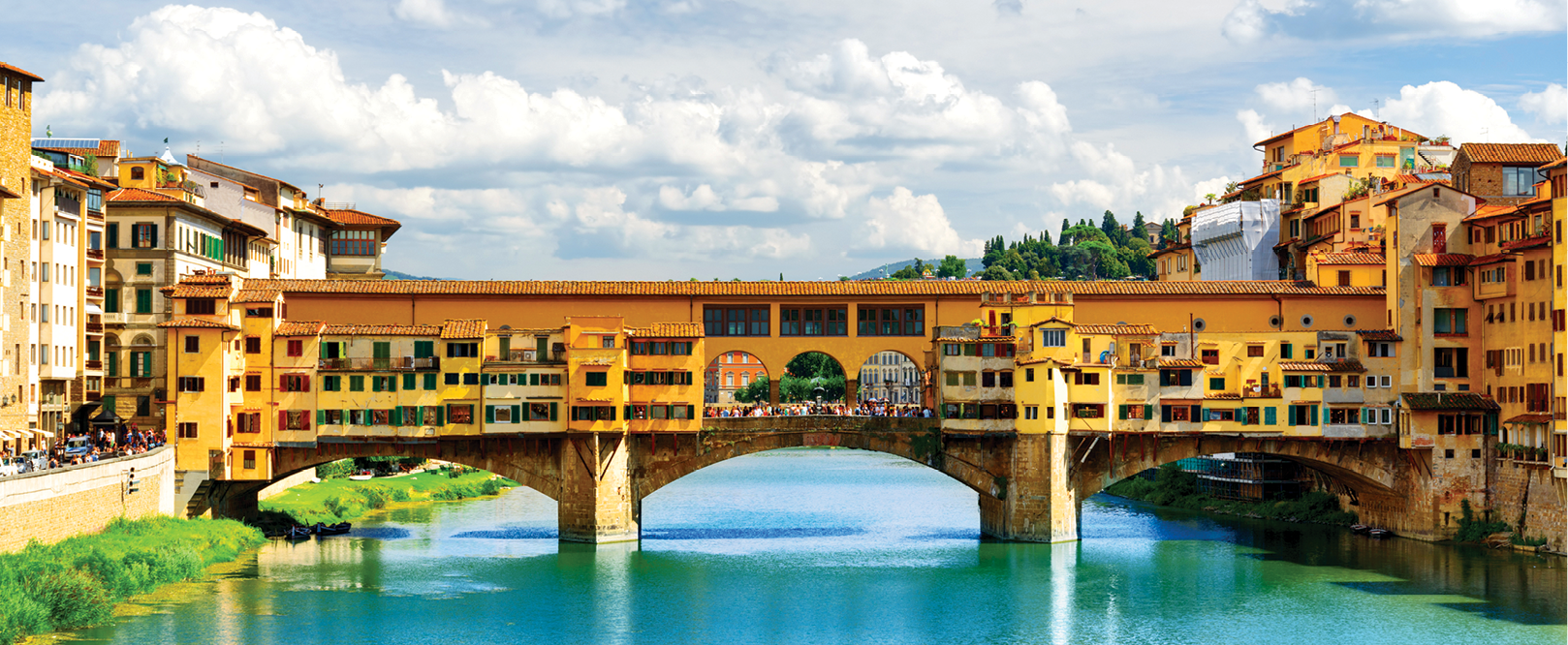 Florences iconic 14th-century Ponte Vecchio crosses the Arno River Once - photo 6