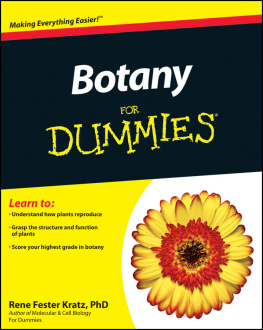 René Fester Kratz Botany For Dummies