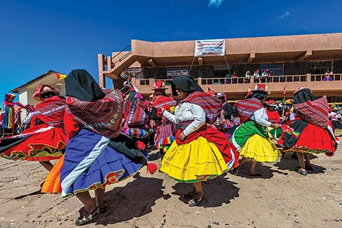 dancers on Lake Titicacas Isla Taquile The Spaniards first assumptions about - photo 8