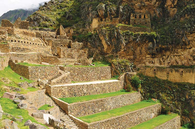 Inca Ruins in the Sacred Valley The temples fortresses and terracing of - photo 17