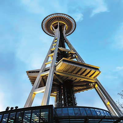 Seattle Space Needle Oregon Coast view Mount Rainier When The Mountain - photo 10