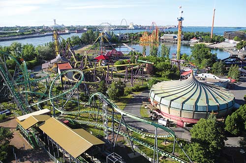 La Ronde an amusement park at Parc Jean-Drapeau Buckminster Fullers - photo 7