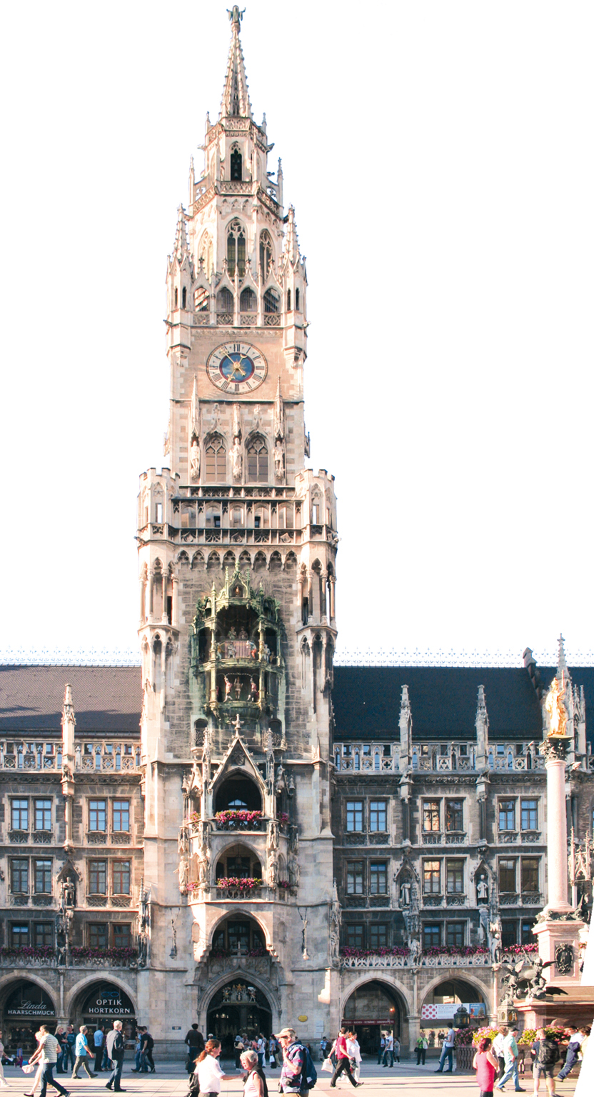 Neues Rathaus Marienhof and Dallmayr Behind the town hall lies Marienhof a - photo 25