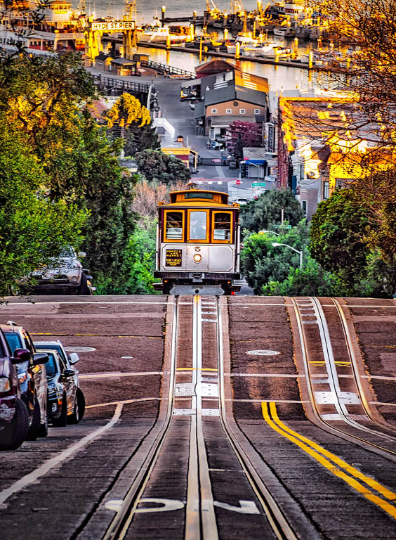 Cable car with Fishermans Wharf in the background T MALACHI DUNWORTH500PX - photo 7