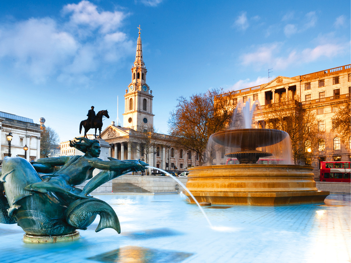 Trafalgar Square has always been one of Londons great meeting places London - photo 7
