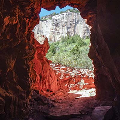 Supai Tunnel on the Grand Canyons North Kaibab Trail the road to Monument - photo 6