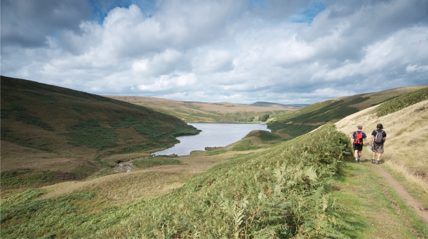 Wessendon Reservoir on the Pennine Way Englands oldest National Trail Yes - photo 3