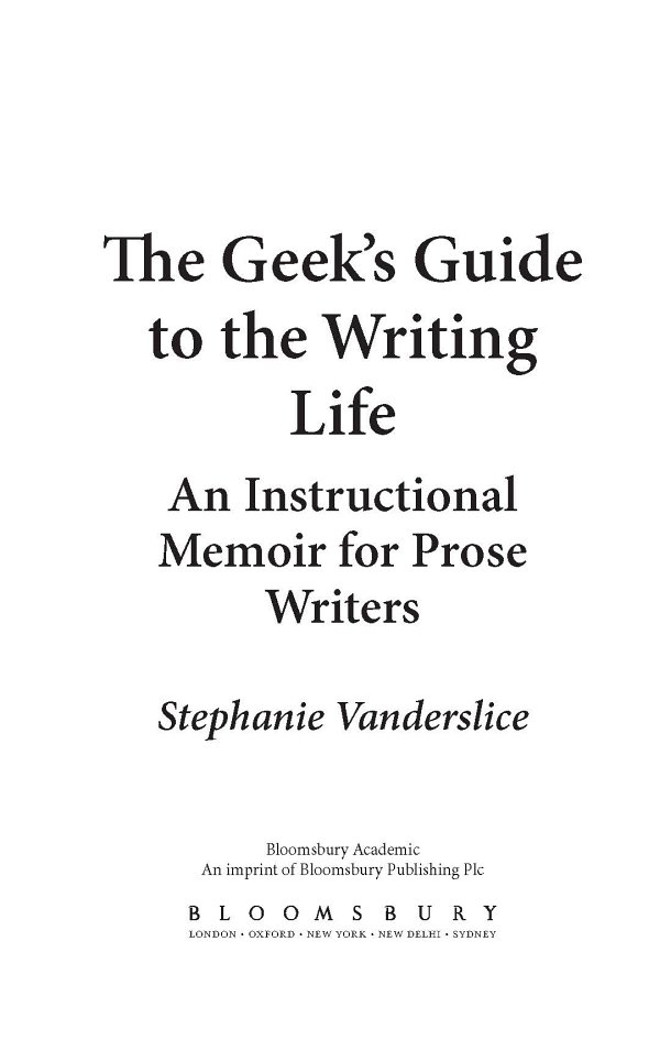 Contents This book is dedicated to writing geeks but it would not exist - photo 1