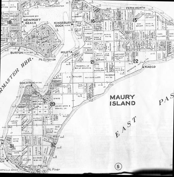 Maury Island King County Library Map of Maury Island Capt Davidson and Lt - photo 5