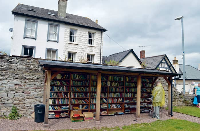 Outdoor honesty bookshops like this one in Hay-on-Wye Wales are common sights - photo 7