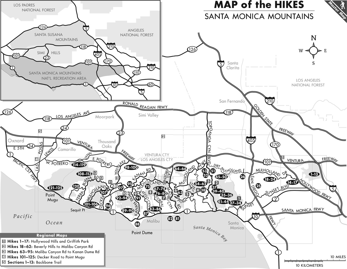 Santa Monica Mountains T he Santa Monica Mountains are a 50-mile-long range - photo 3