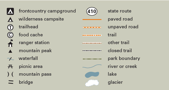 WONDERLAND TRAIL ELEVATION PROFILE WONDERLAND TRAIL OVERVIEW MAP - photo 4